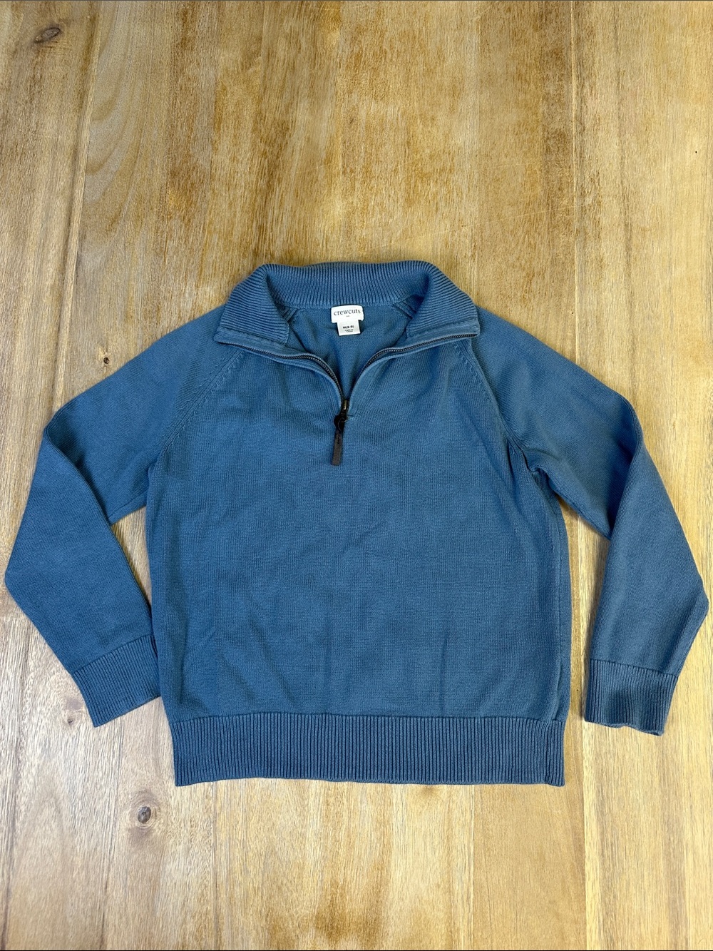 Crewcuts Slate Blue Half-Zip Sweater